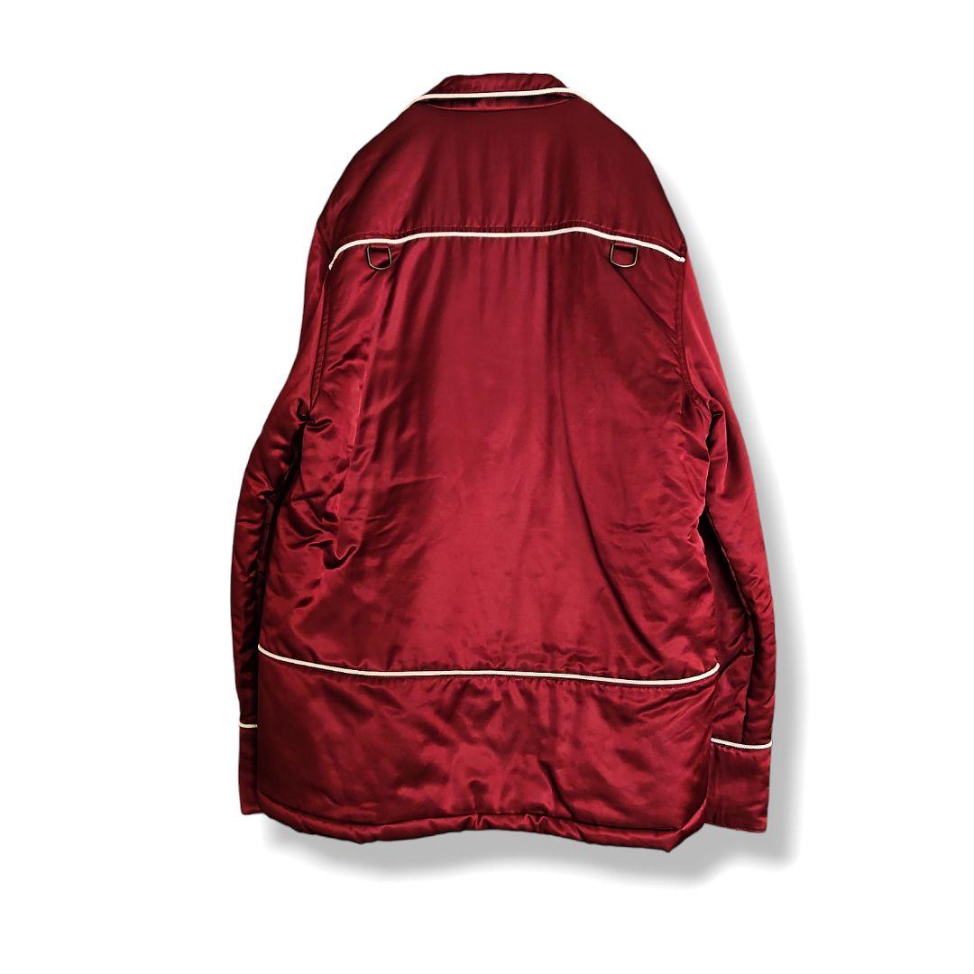 【未使用】ブラックミーンズ サテン パディングジャケット ベトジャン スカジャン