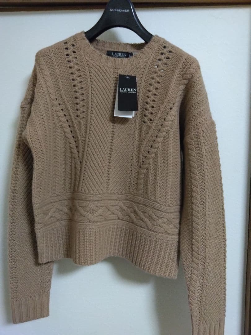 【新品未使用】ラルフローレンLAUREN カシミア混 ニットセーター