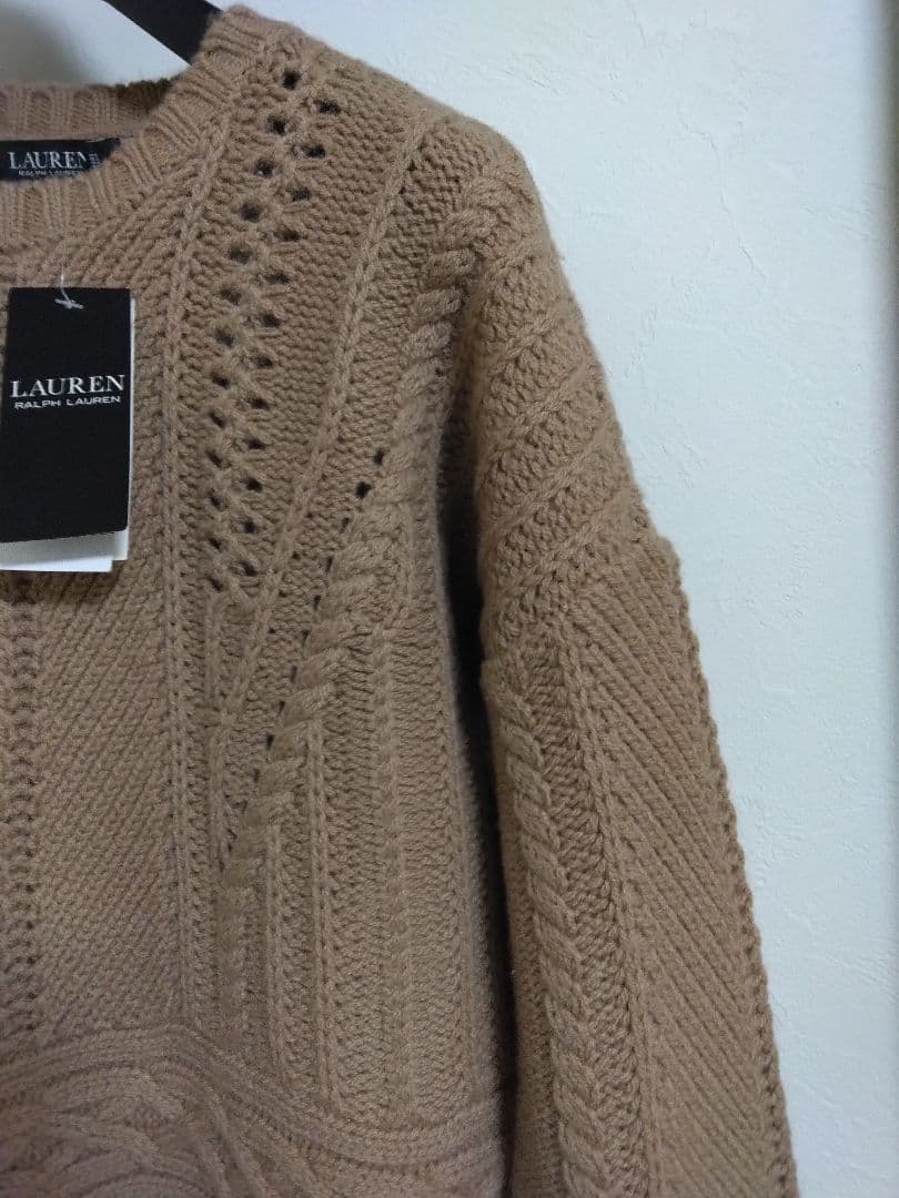 【新品未使用】ラルフローレンLAUREN カシミア混 ニットセーター