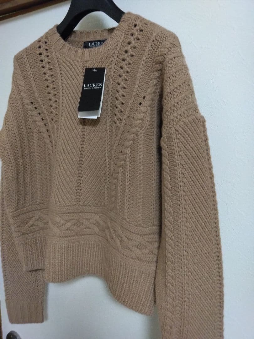 【新品未使用】ラルフローレンLAUREN カシミア混 ニットセーター
