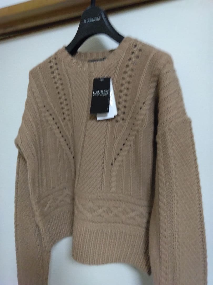 【新品未使用】ラルフローレンLAUREN カシミア混 ニットセーター