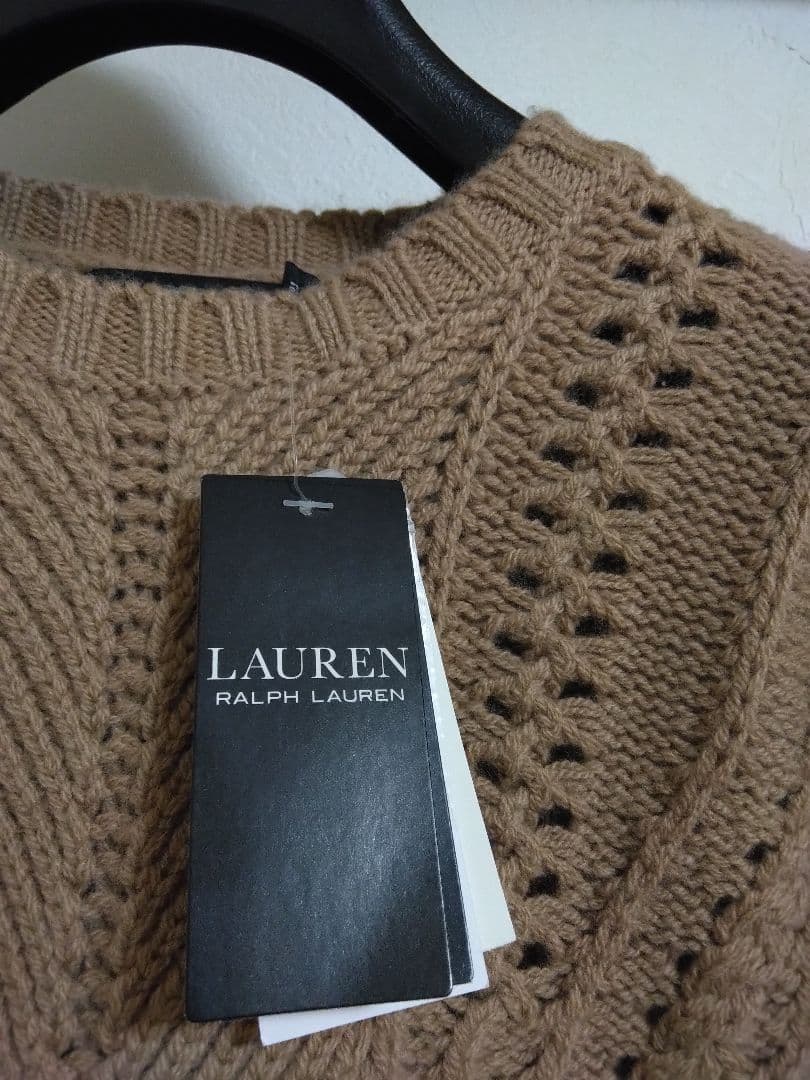 【新品未使用】ラルフローレンLAUREN カシミア混 ニットセーター
