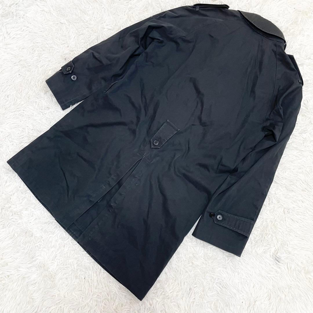 【美品】DOLCE&GABBANA コットンコート 黒 48 Lサイズ相当