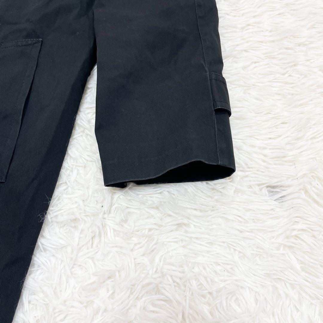 【美品】DOLCE&GABBANA コットンコート 黒 48 Lサイズ相当