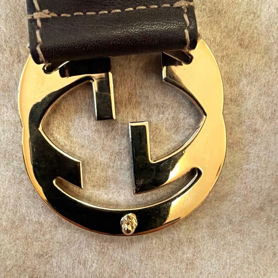 【りょま】GUCCI グッチ ベルト インターロッキング GGスプリーム
