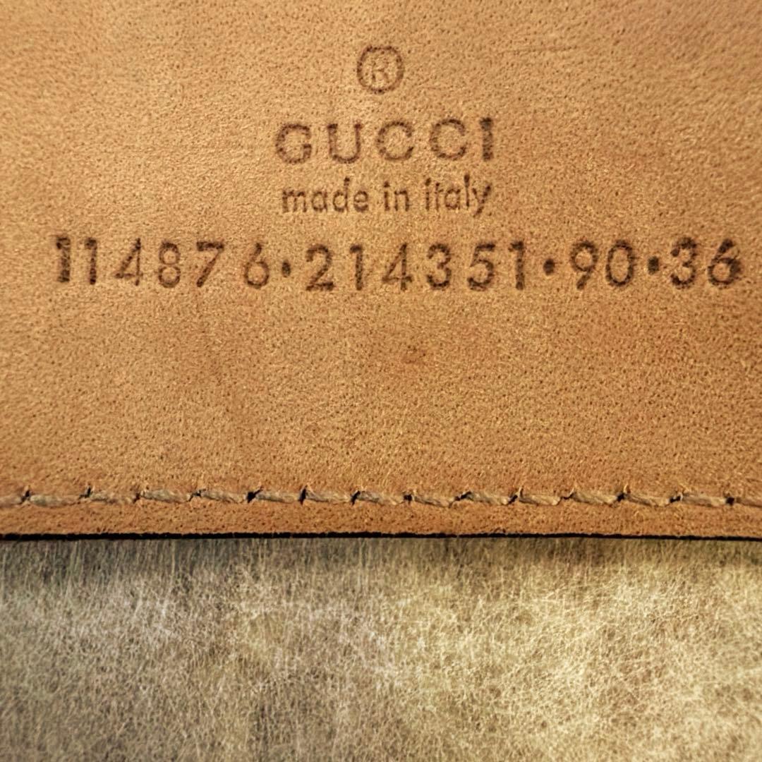 【りょま】GUCCI グッチ ベルト インターロッキング GGスプリーム