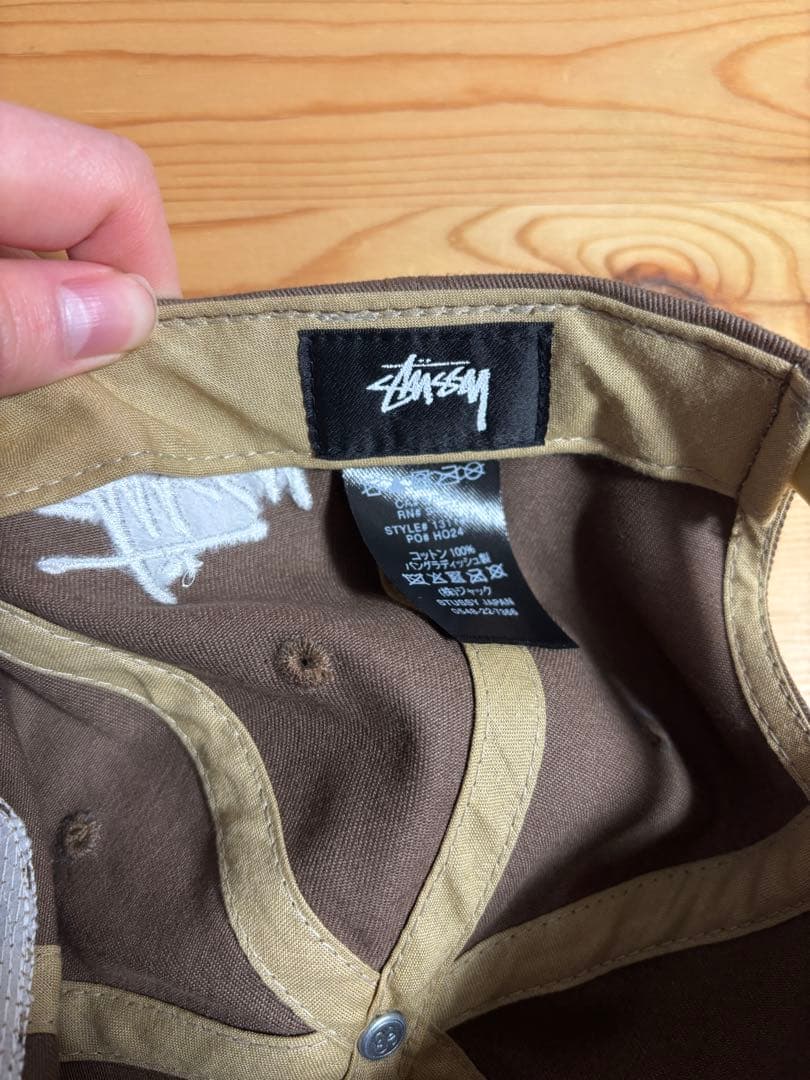 最安値　Stussy Chenille S Low Pro Cap Brown