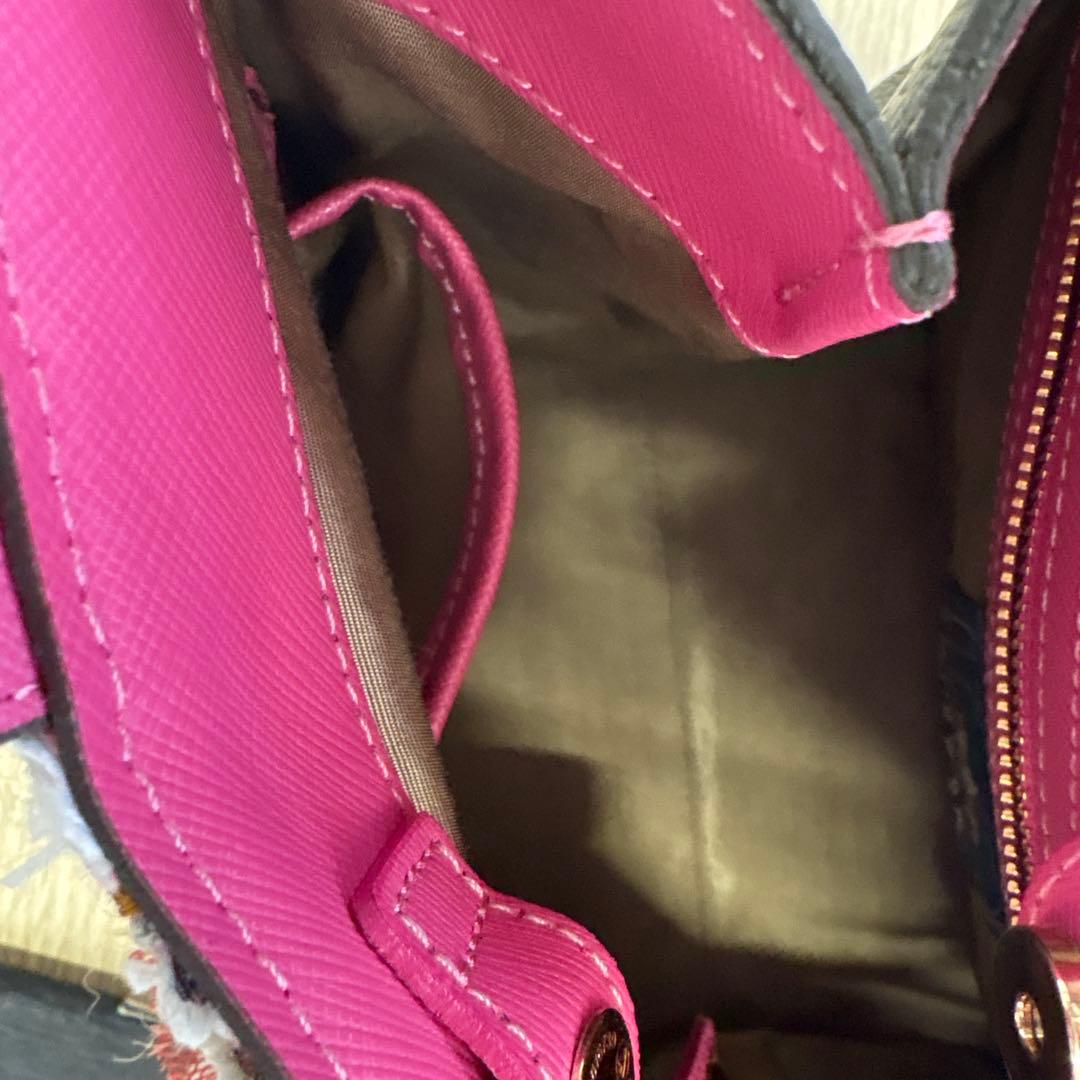 『美品』ADMJ マルチカラートートバッグ 収納袋付き