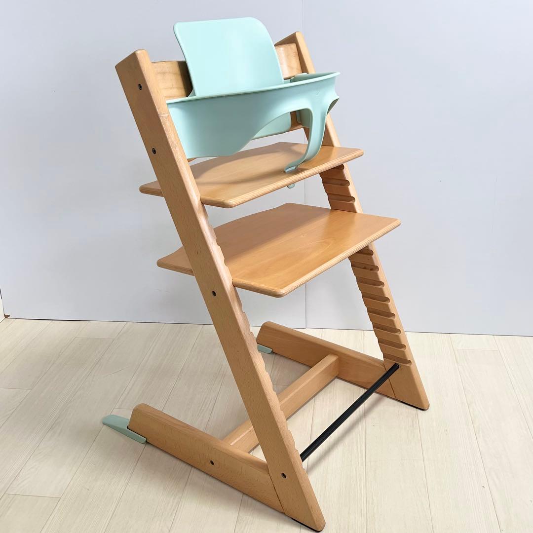 ストッケ トリップトラップ STOKKE ナチュラル ベビーセット・トレイ付き