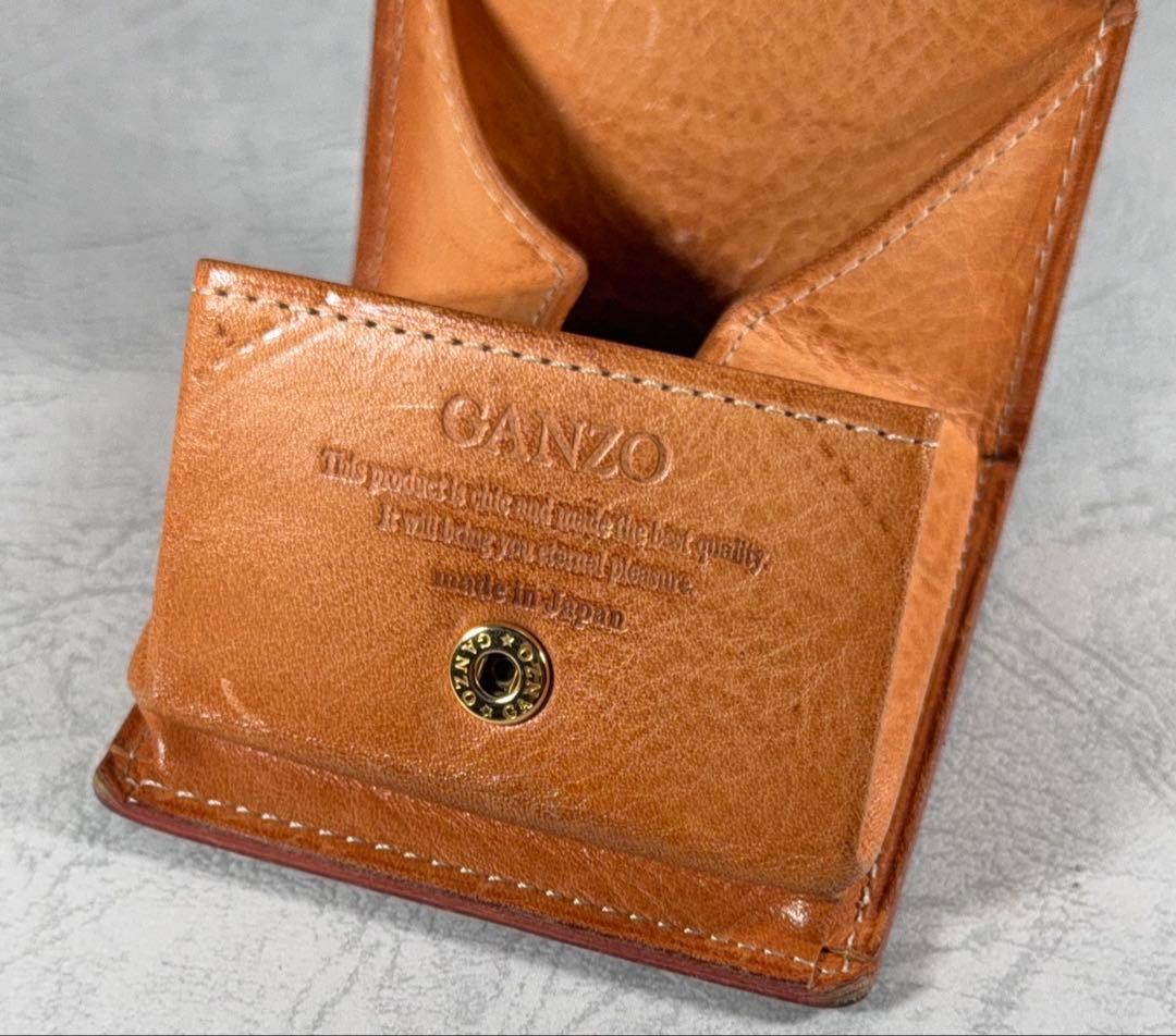 GANZO ブライドルレザー ネイビー 長財布 ケース セット