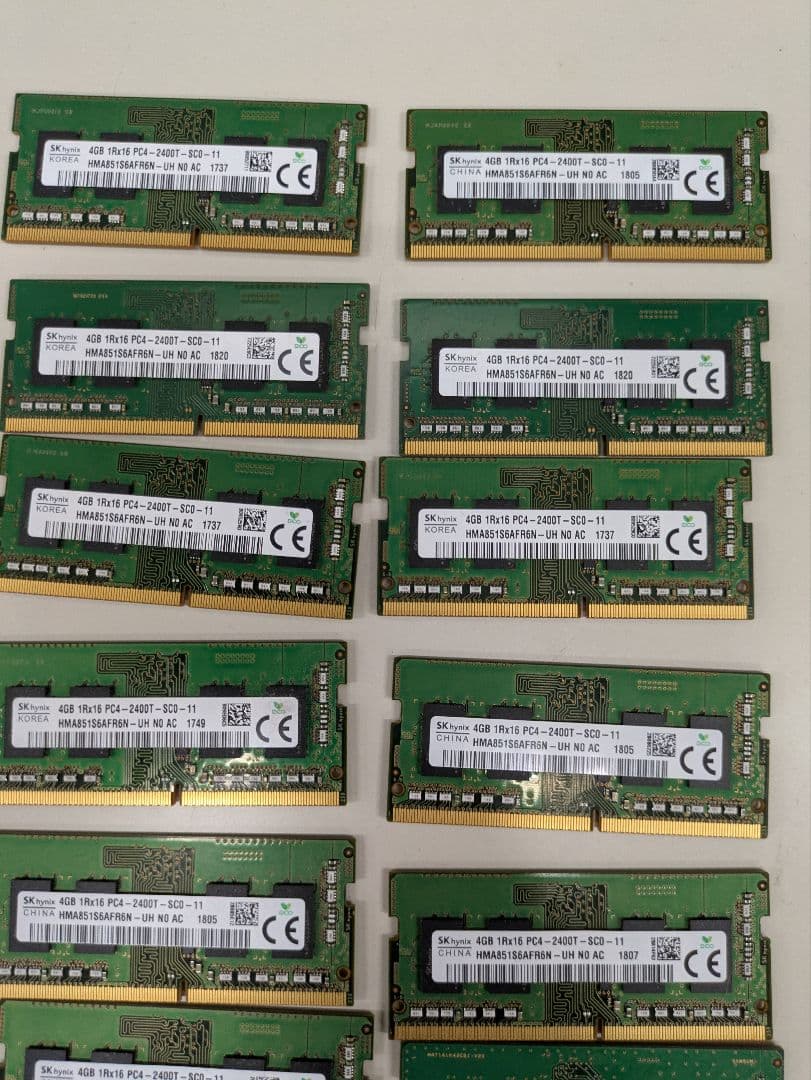 4GB DDR4 PC4　ノートパソコン用　37枚