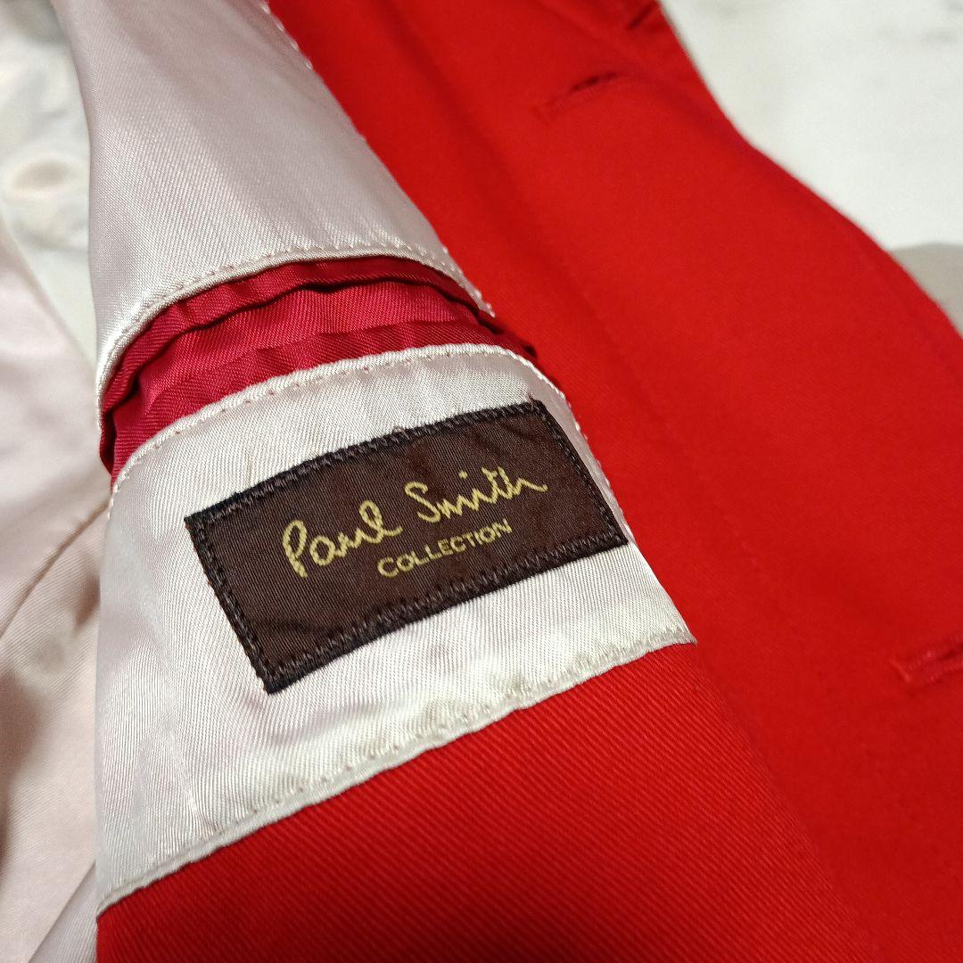 Paul Smith ポールスミス コットンジャケット L レザー　異素材切替