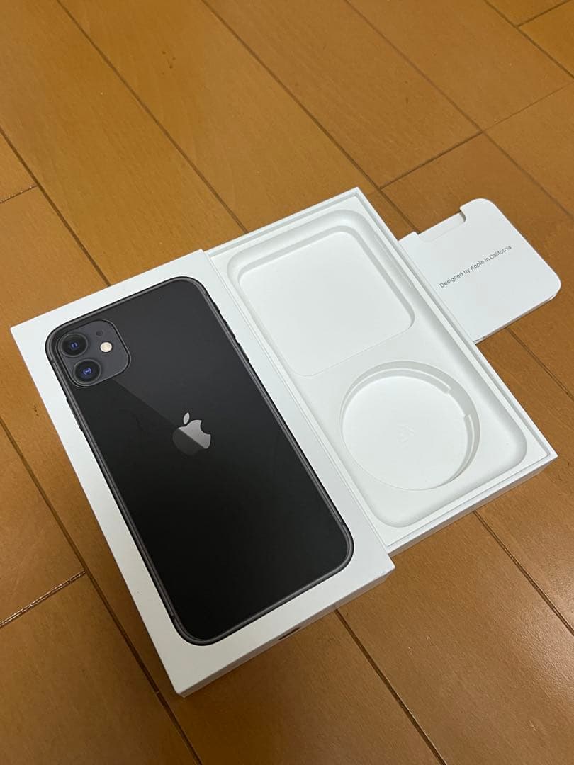 Apple iPhone11 ブラック 128GB バッテリー100% 元箱付き