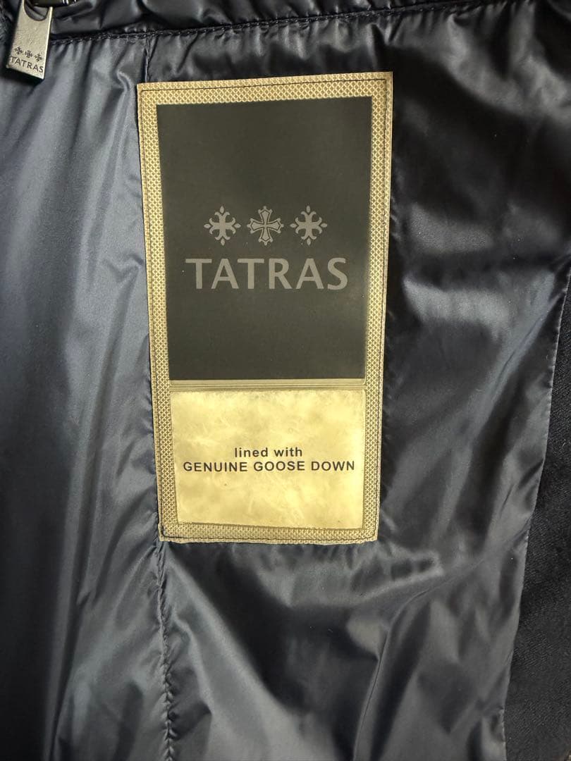 TATRAS ネイビー ロングダウンジャケット