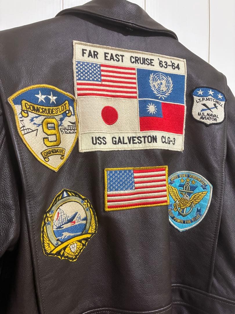 トップガン レザージャケット Bo Mike Ronny M