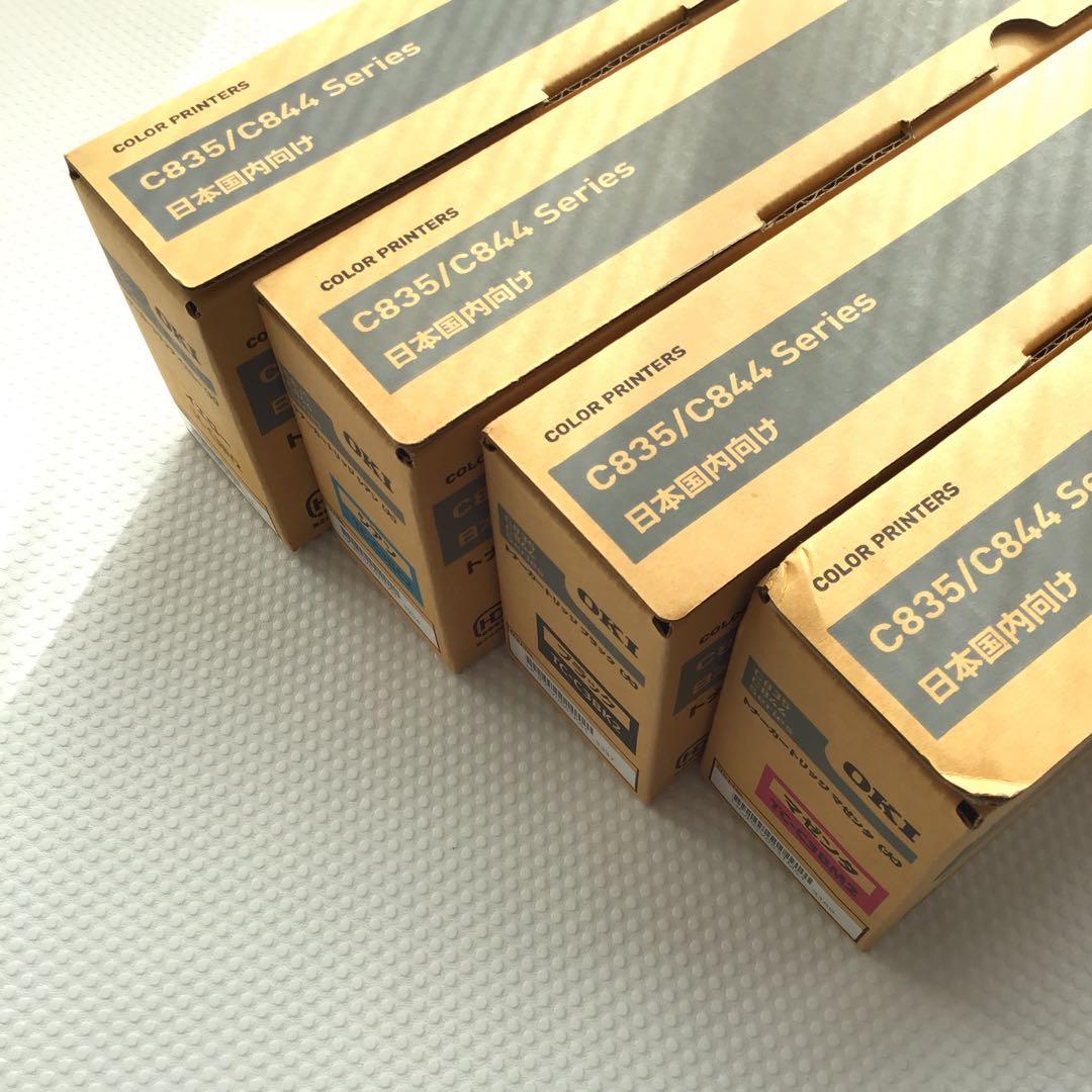 OKI 純正 トナー TC-C3BY2、C2、K2、M2 4色まとめ