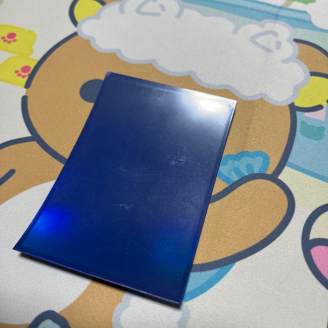 最終値下げ　遊戯王　スリーブ　初期　青　メタリックブルー　70枚