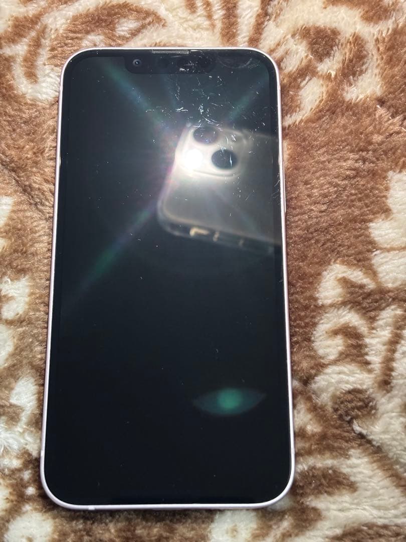 iPhone13 mini バッテリー純正100% ピンク　128GB