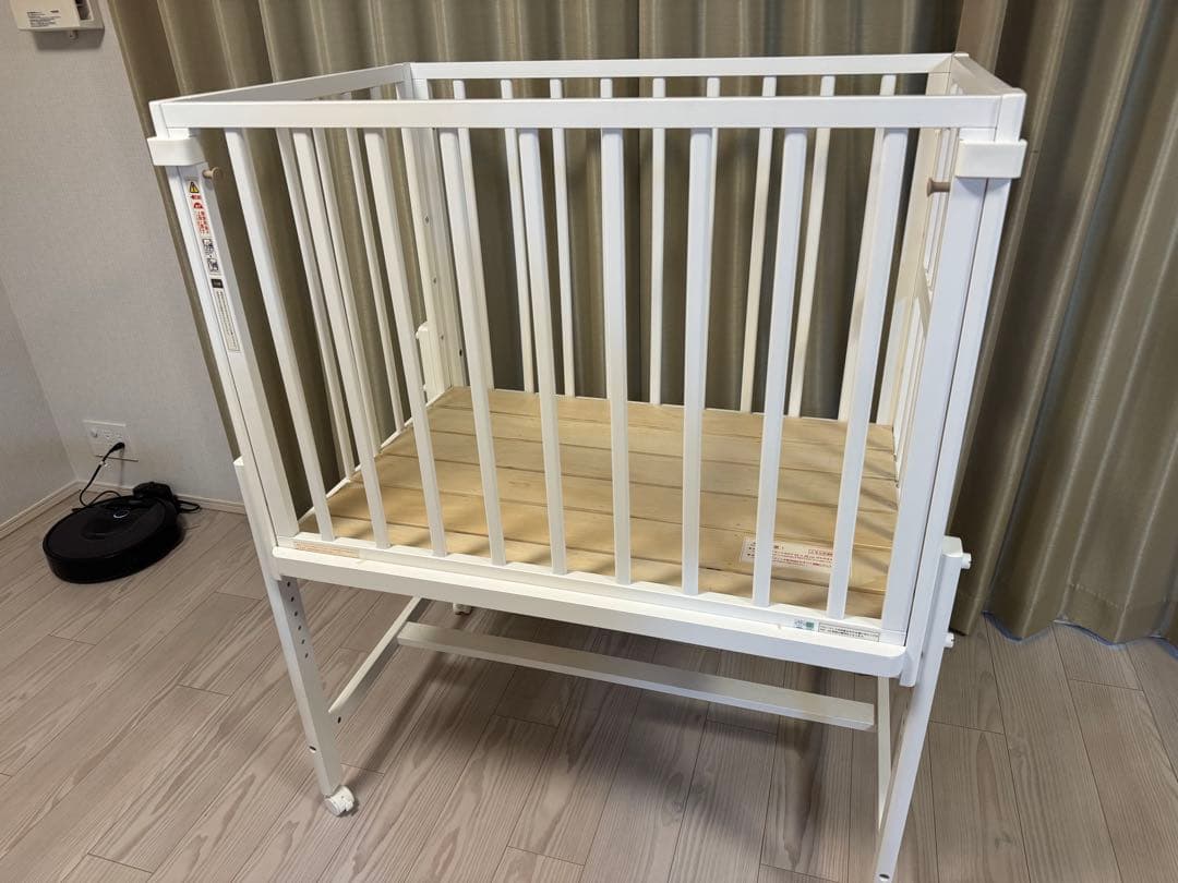 y】大和屋　そいねーるミニ　ホワイト　マットレス付