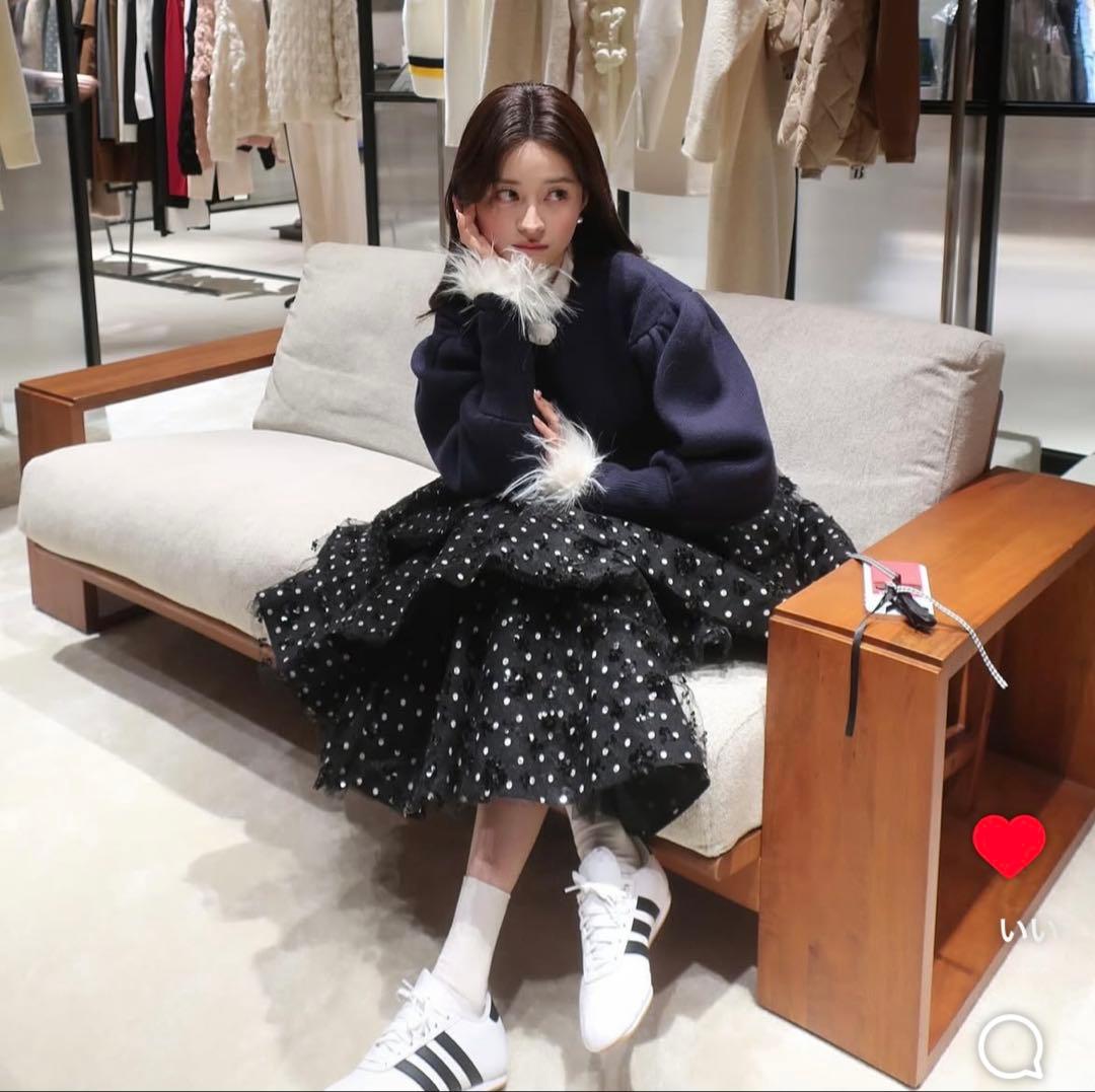 bibiy. ADELE FUR KNIT ニット セーター