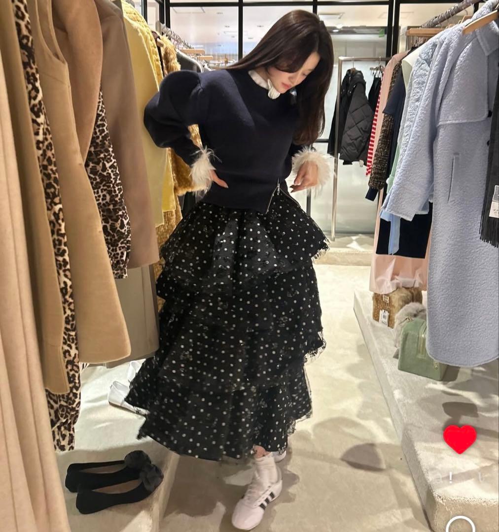 bibiy. ADELE FUR KNIT ニット セーター