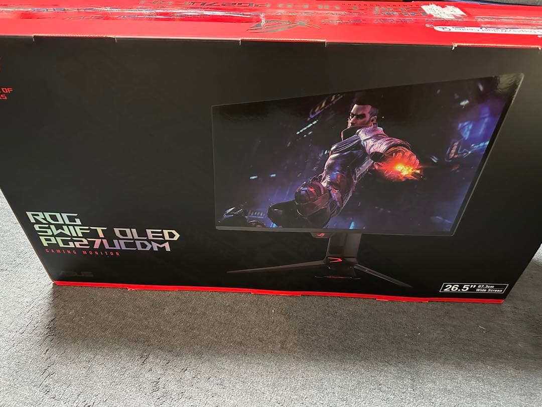 美品　ASUS ROG Swift OLED PG27UCDM　26.5インチ