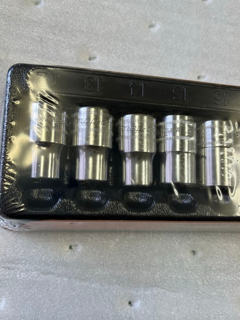 【新品・未使用】Snap-on 1/2sqショートソケット 13ピースセット