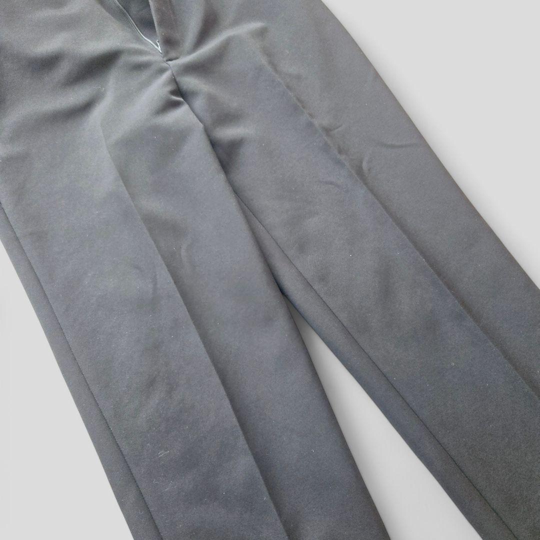 アンタイトル 洗える♪ 高年式 現行 セットアップ パンツスーツ ノーラペル 黒