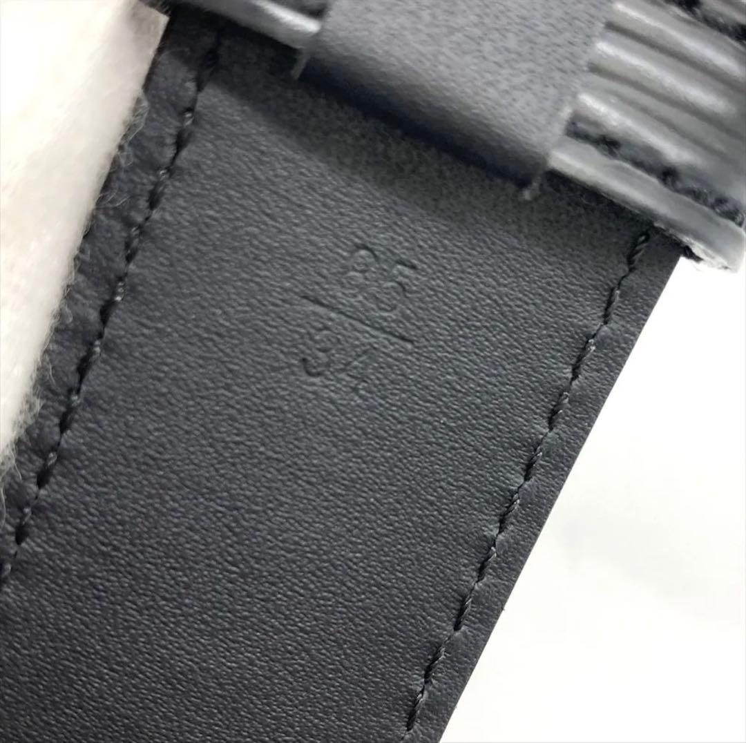 ルイヴィトン ベルト エピ 85cm CA0068 ノワール メンズ【中古】