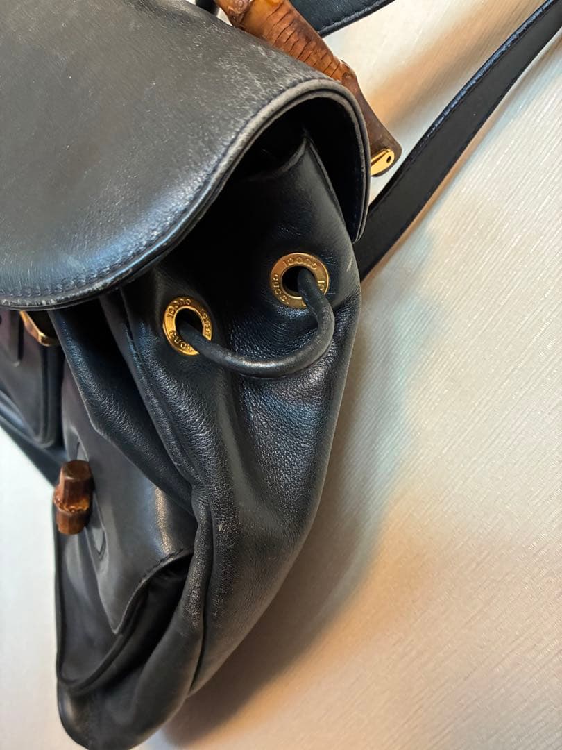 GUCC Iバンブーレザー リュック