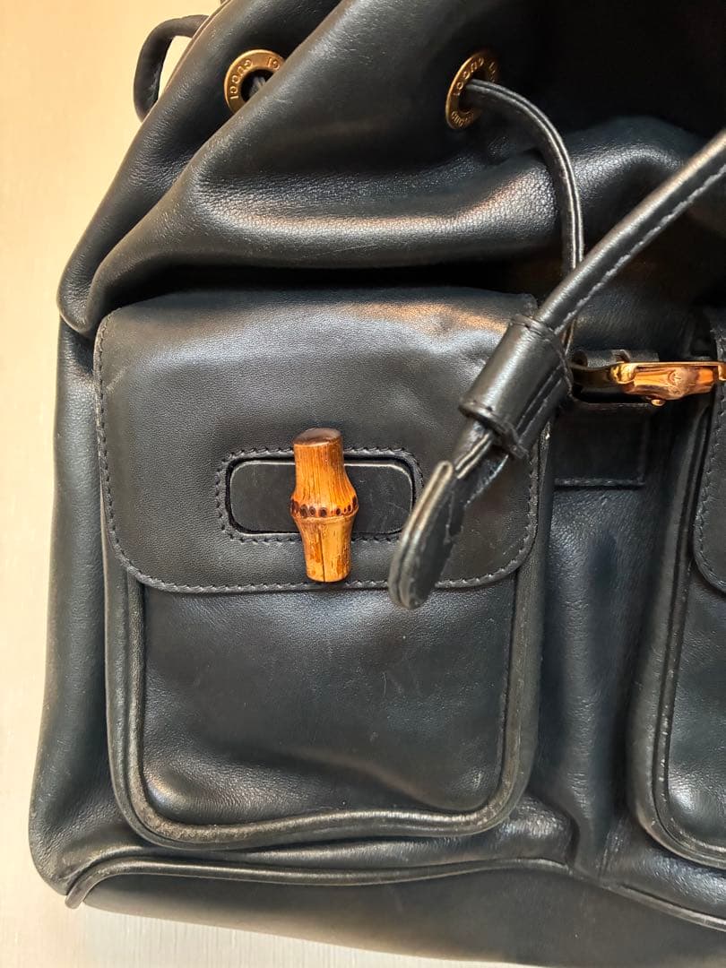 GUCC Iバンブーレザー リュック