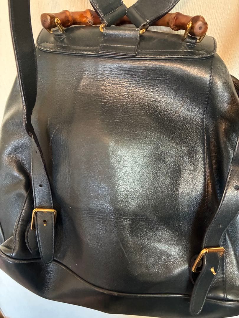 GUCC Iバンブーレザー リュック