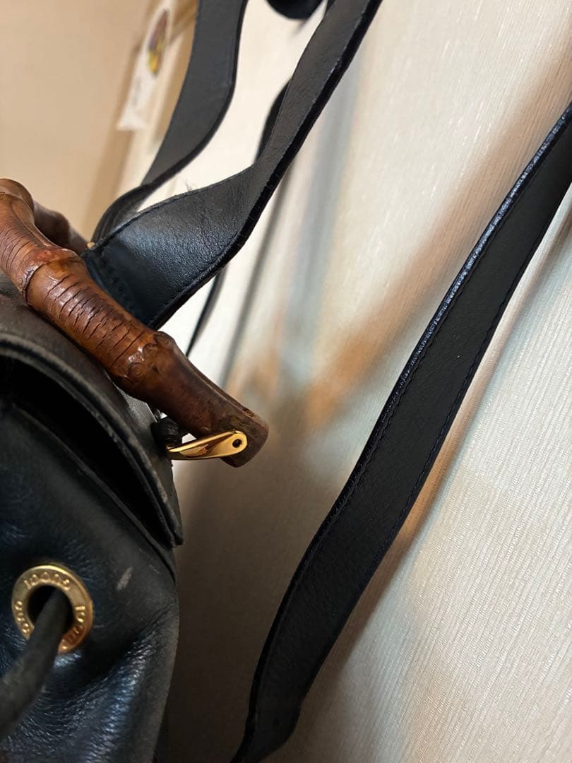 GUCC Iバンブーレザー リュック