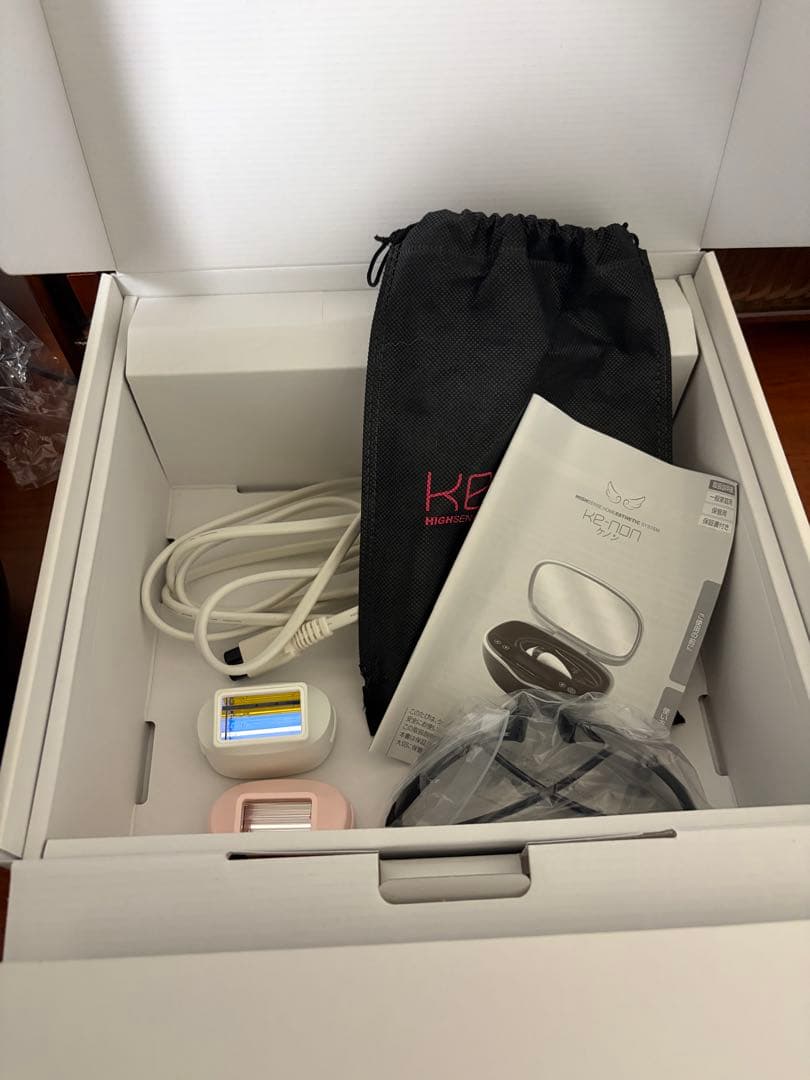 ケノン 脱毛器 ver8.6 ストロング スキンケア カートリッジ付き