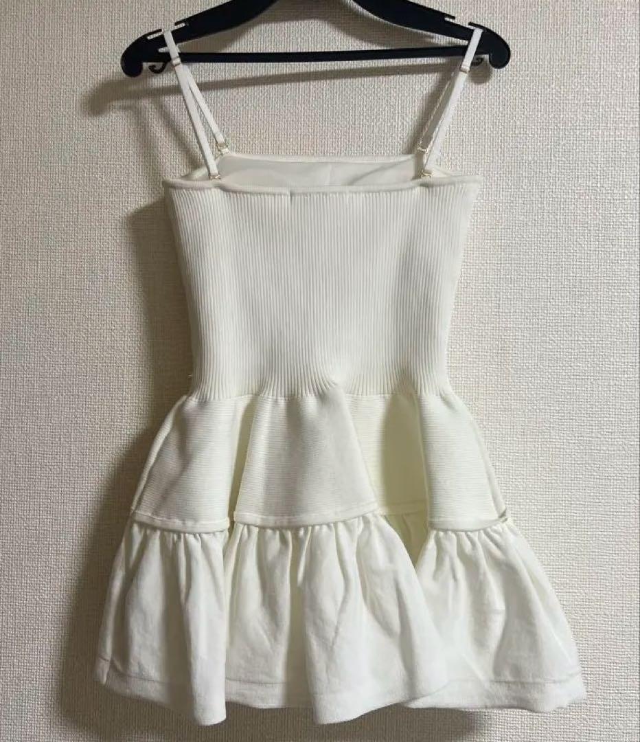 ティアードペプラムベアトップス　snidel スナイデル