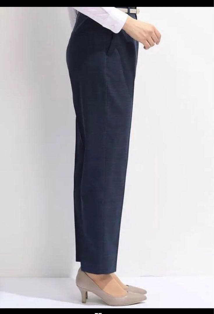 新品　未使用品　洗えるキレイスーツ　ブルーチェック　3点セット　AOKI