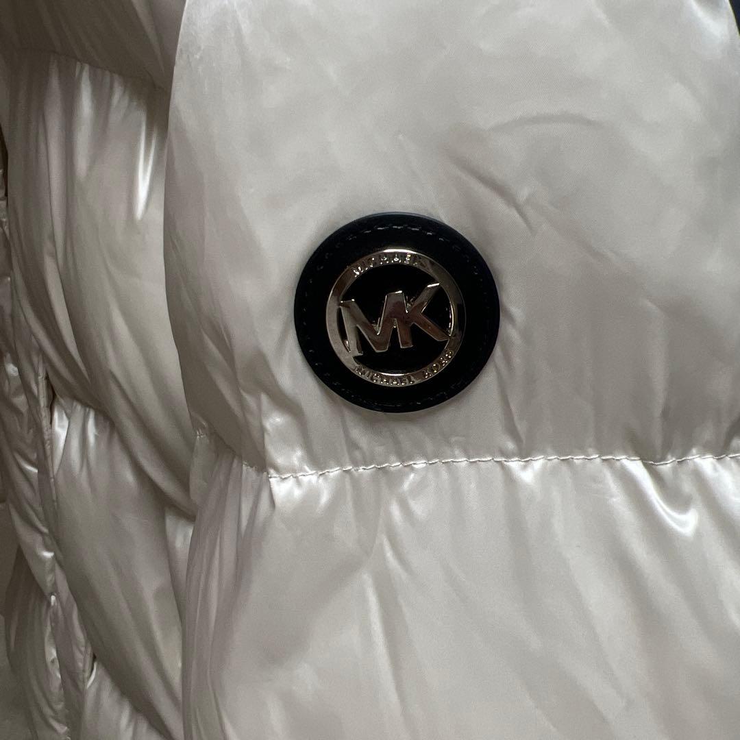 MICHEAL KORS アイボリー ダウンジャケット フード付き