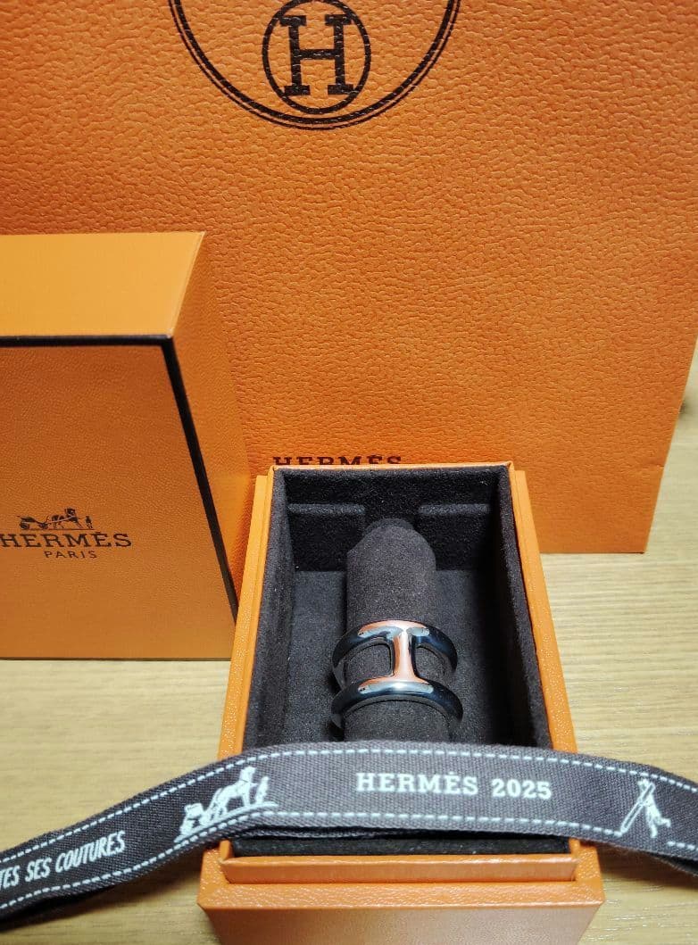 ♦超希少サイズ57号♦新品未使用♦エルメス オスモズ GMシルバーリング