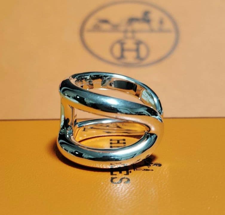 ♦超希少サイズ57号♦新品未使用♦エルメス オスモズ GMシルバーリング