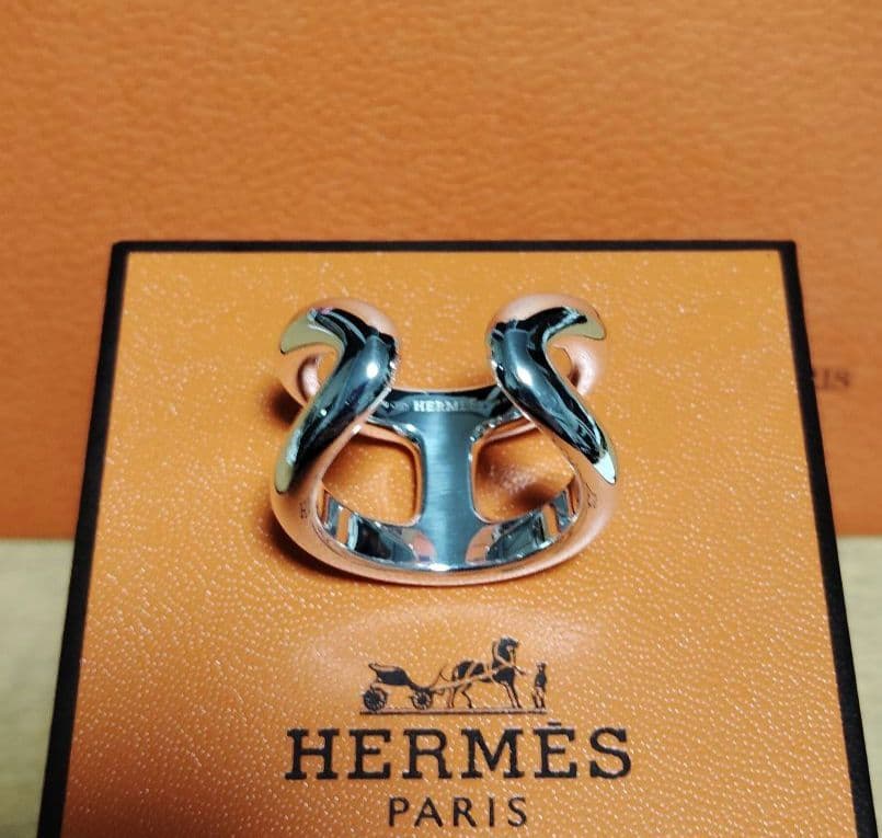♦超希少サイズ57号♦新品未使用♦エルメス オスモズ GMシルバーリング