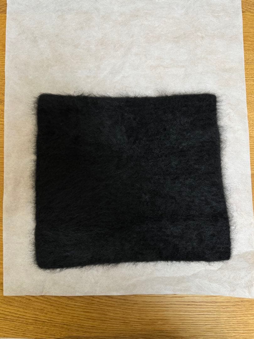 試着のみ comoli 25aw カシミヤファーネックウォーマー ブラック