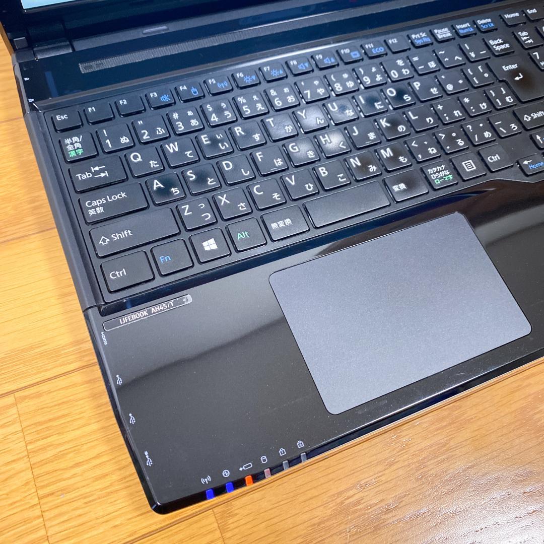 富士通 快適ノートパソコン✨Win11 i3 爆速SSD メモリ8 ブルーレイ