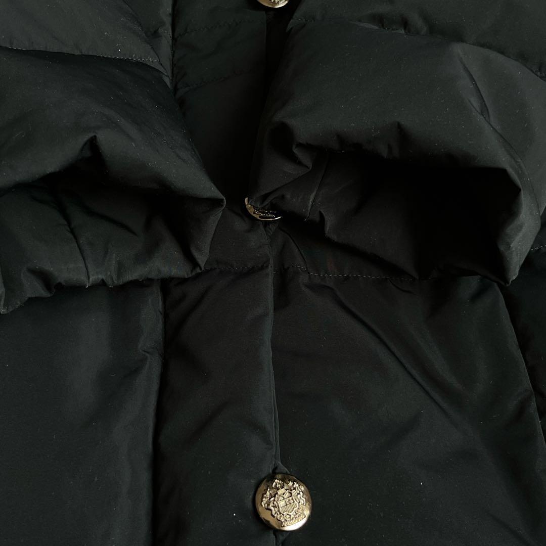 レリアン Leilian ダウンコート 濃紺 9号 上質 比翼 ロング 近年