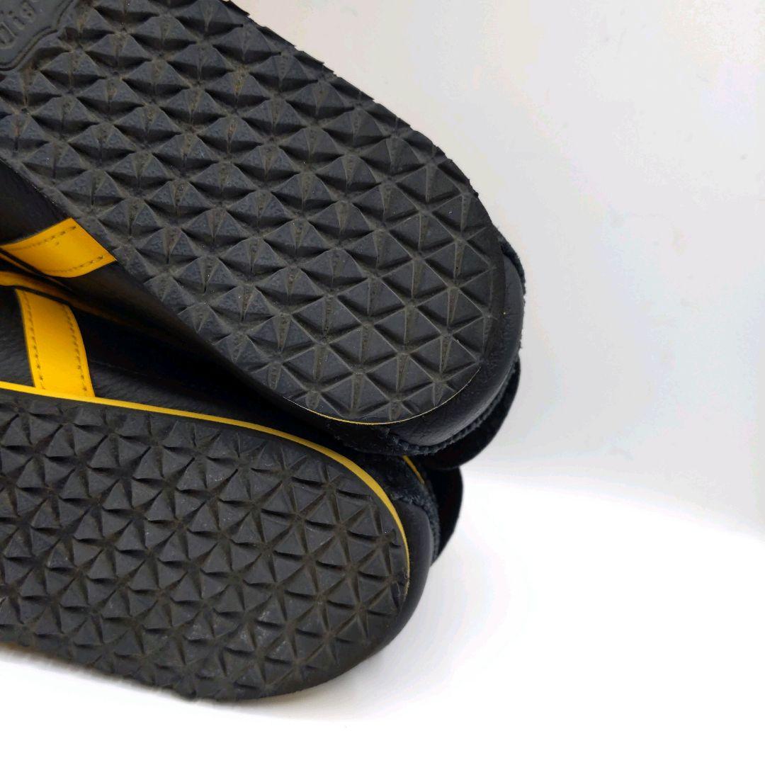 ​【美品】オニツカタイガー 27cm メキシコ66 ブラック×イエロー