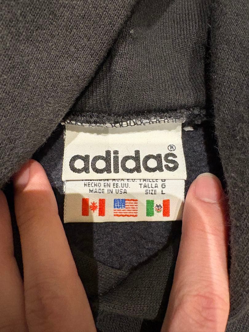 90s USA製 adidas パーカー