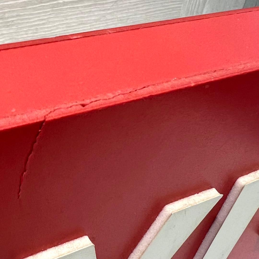 Levi's ロゴサイン 赤 回転式 リーバイス 看板 レア 非売品