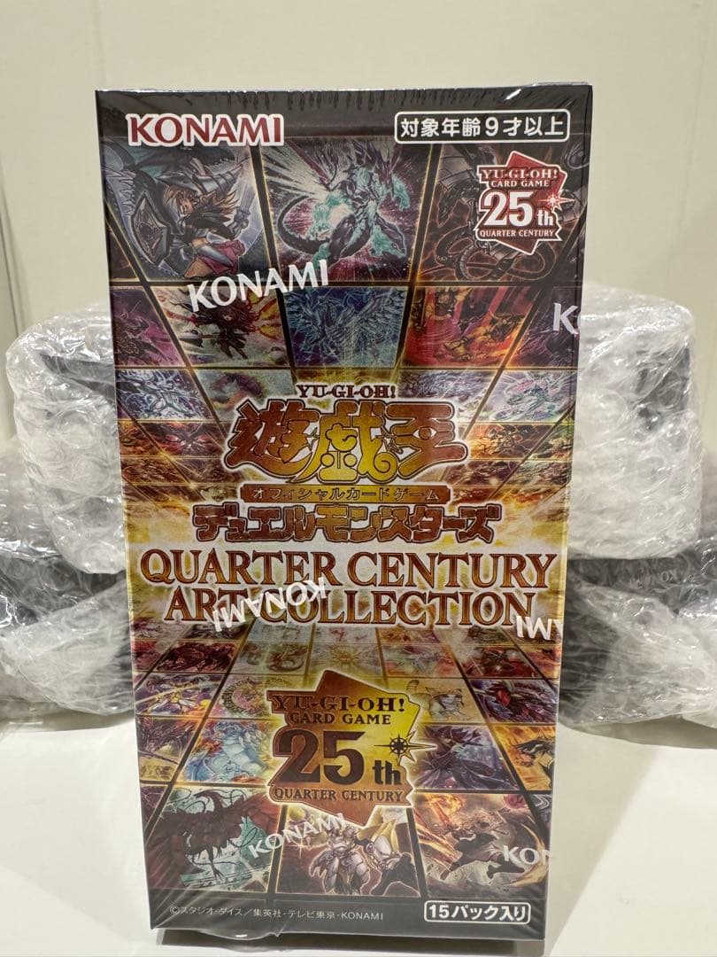 遊戯王OCG クォーターセントリーアートコレクション 15パック入り　4箱