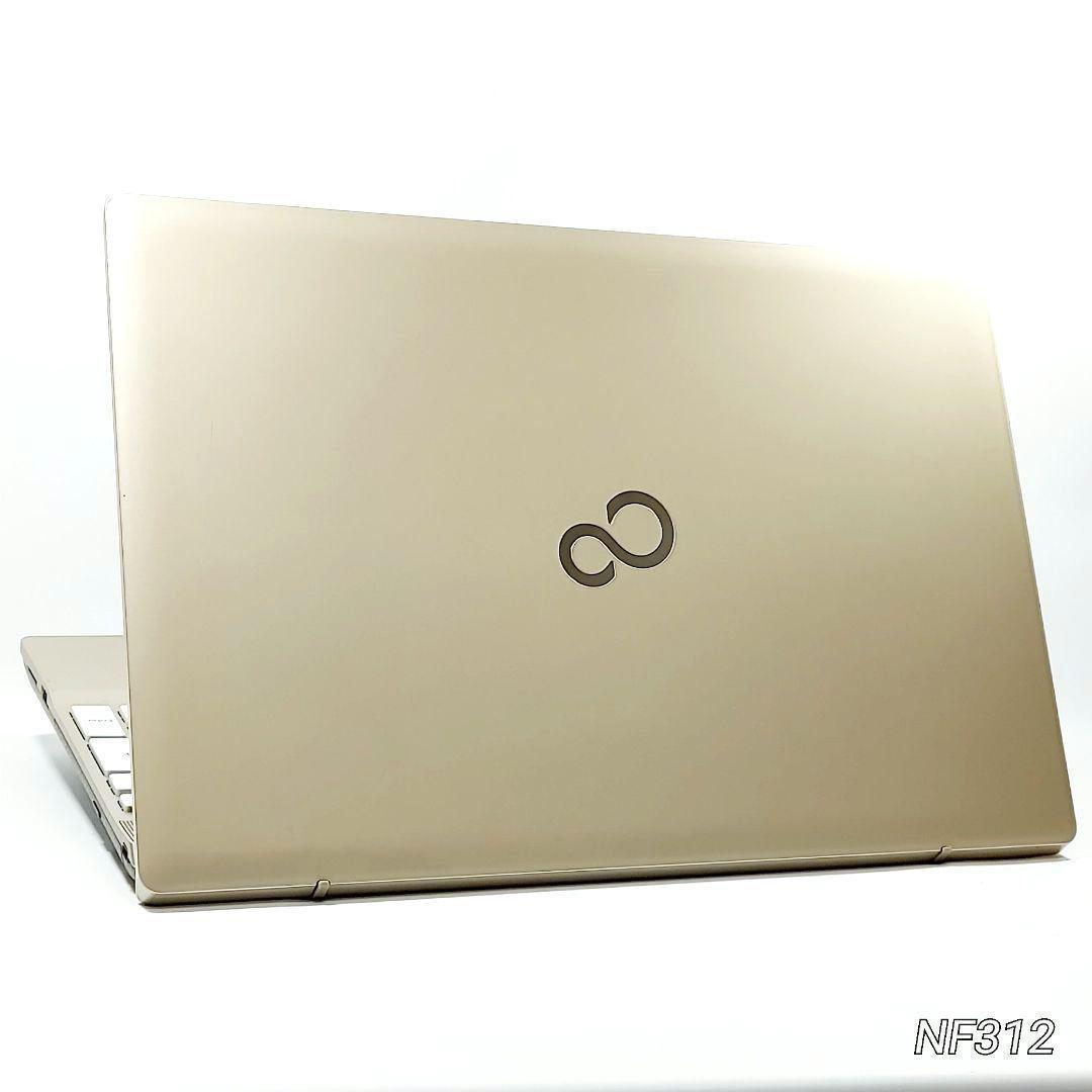 【お買得❗】富士通初心者向ノートパソコン❗高速SSD＋HDD カメラ DVD搭載