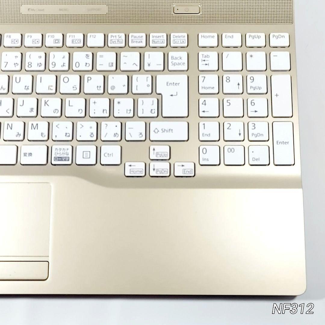 【お買得❗】富士通初心者向ノートパソコン❗高速SSD＋HDD カメラ DVD搭載