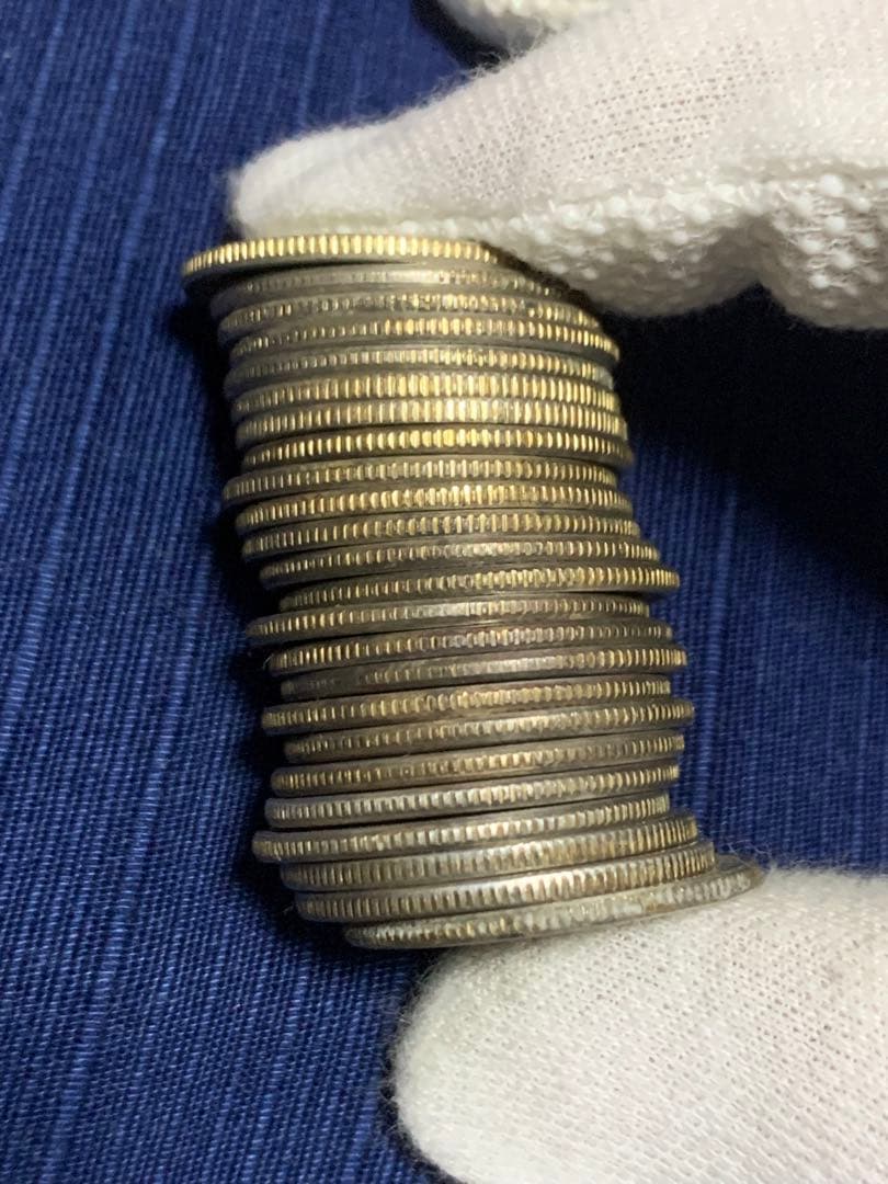 55 中華民国旧貨幣貳角毎五枚冨一圓